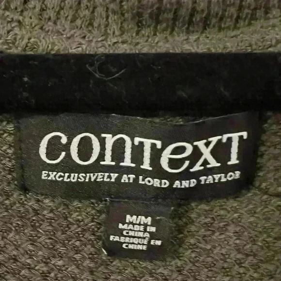 Beautiful olive green top with side splits and ruffles boho beautiful M (F137) - Picture 5 of 5